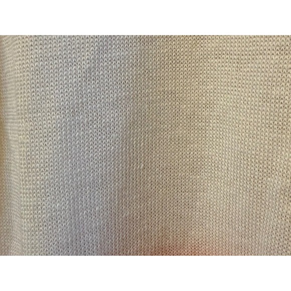 Boden Lightweight Size L Linen Pink/White/Orange Ombré Sleeveless Sweater Vest - Picture 5 of 8